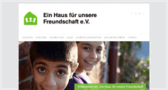 Desktop Screenshot of einhausfuerunserefreundschaft.de