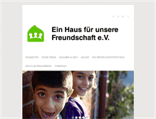 Tablet Screenshot of einhausfuerunserefreundschaft.de